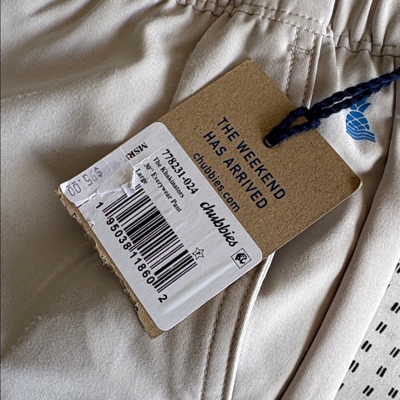 Chubbies The Khakinators Everywhere 5-Pocket Pants Men's Tan Chinos size L - Picture 5 of 8